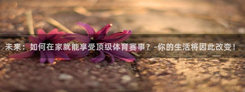 833足球视频直播：未来：如何在家就能享受顶级体育赛事？-你的生活将因此改变！